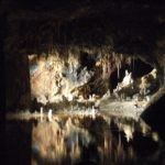 Lichtershow über Grottensee